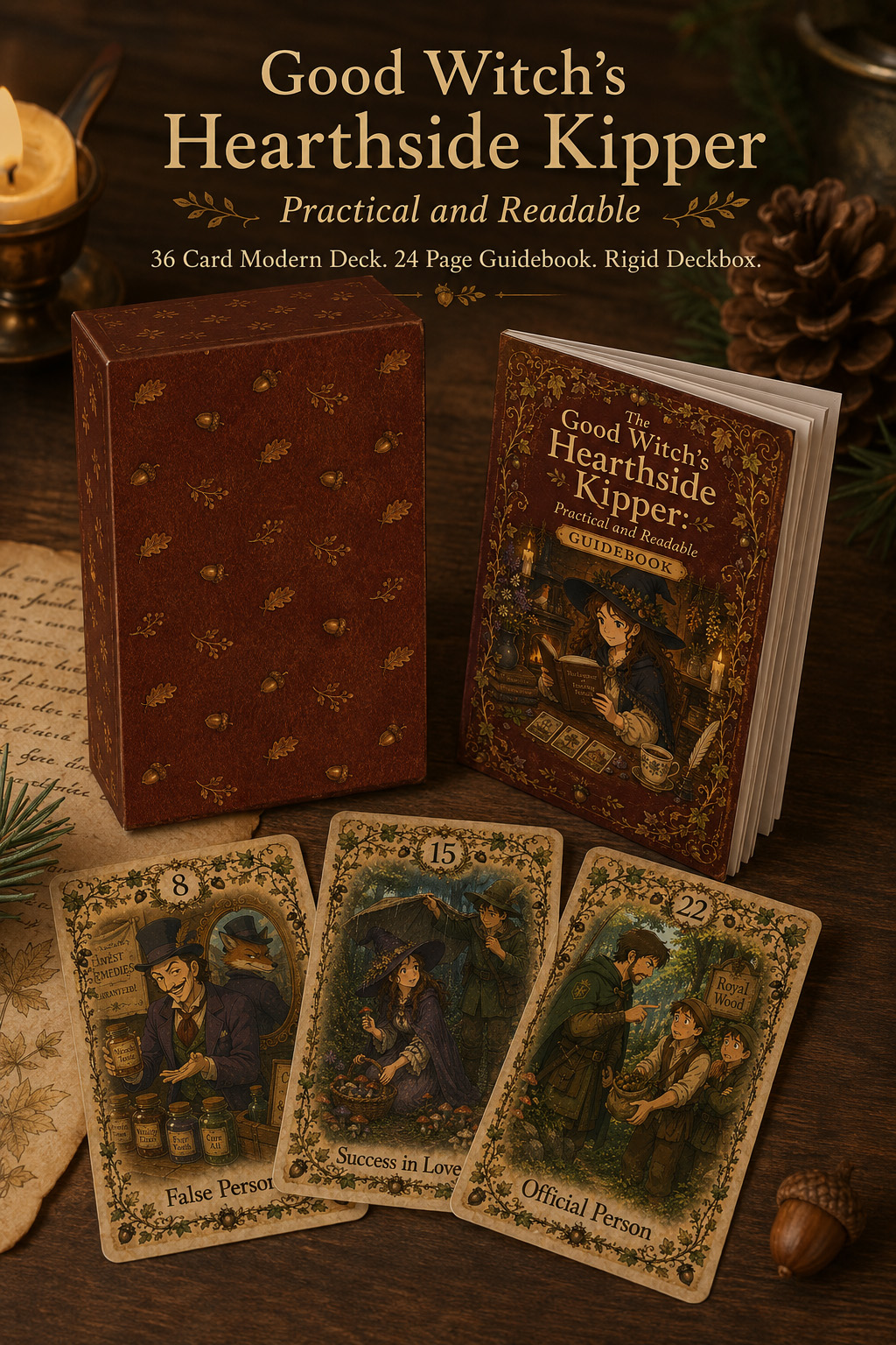 Good Witch's Hearthside Kipper deck and guidebook