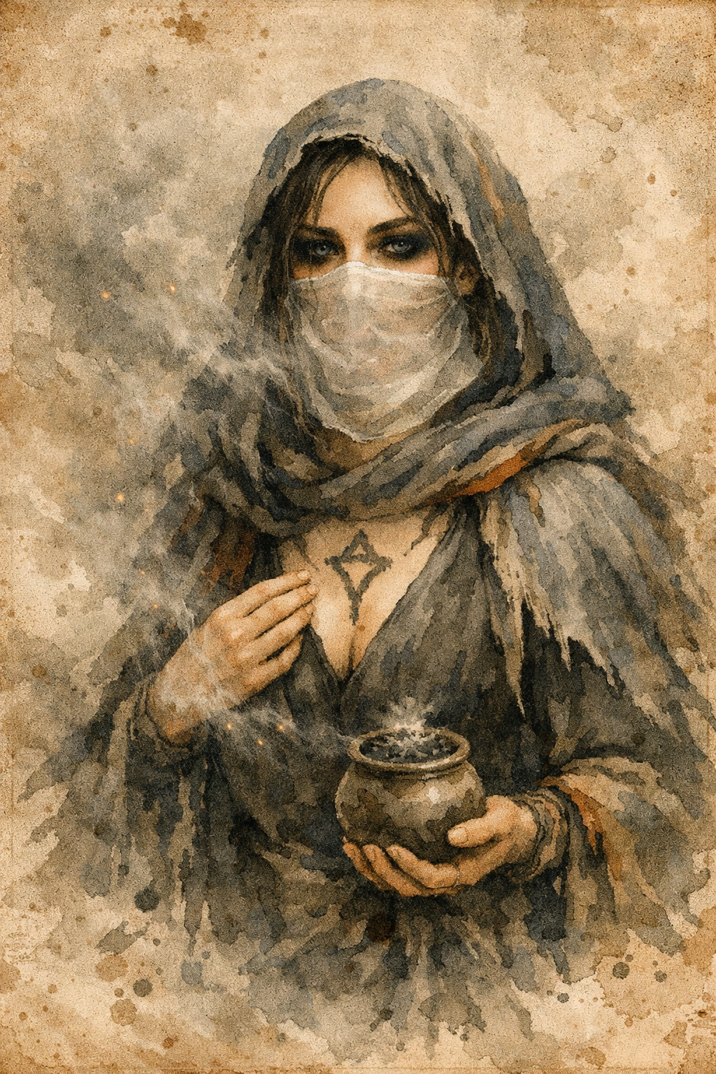 Ashwalk character art from Runescribe