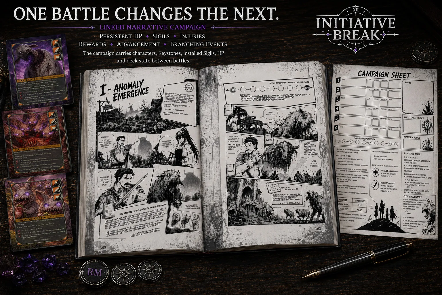 Initiative Break campaign pages
